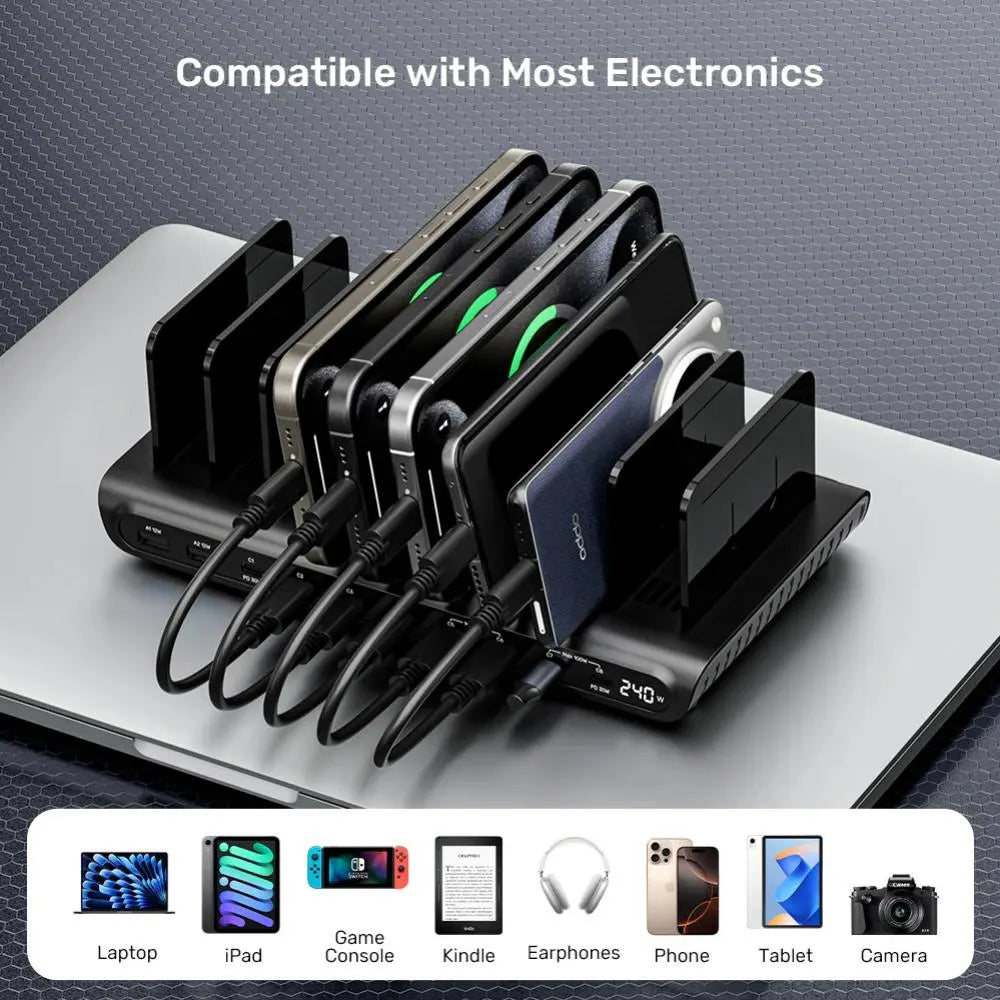 Unitek 240W 10-Port USB Smart Charging - Tablet Accessories - Image 7
