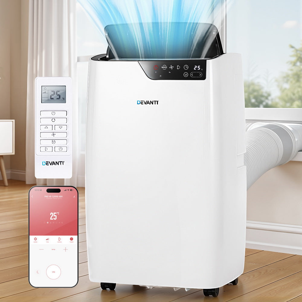 Devanti Portable Air Conditioner Dehumidifier Fan 12000BTU - Image 7