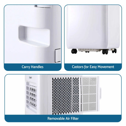 Devanti Portable Air Conditioner 9000 BTU 3-in-1 with Remote Control - Image 9