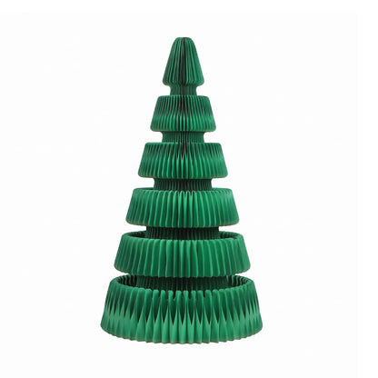 Jingle Jollys Paper Christmas Tree 111CM w/ Star Topper LEDs Xmas Decorations Kit Home Office Green - Image 4