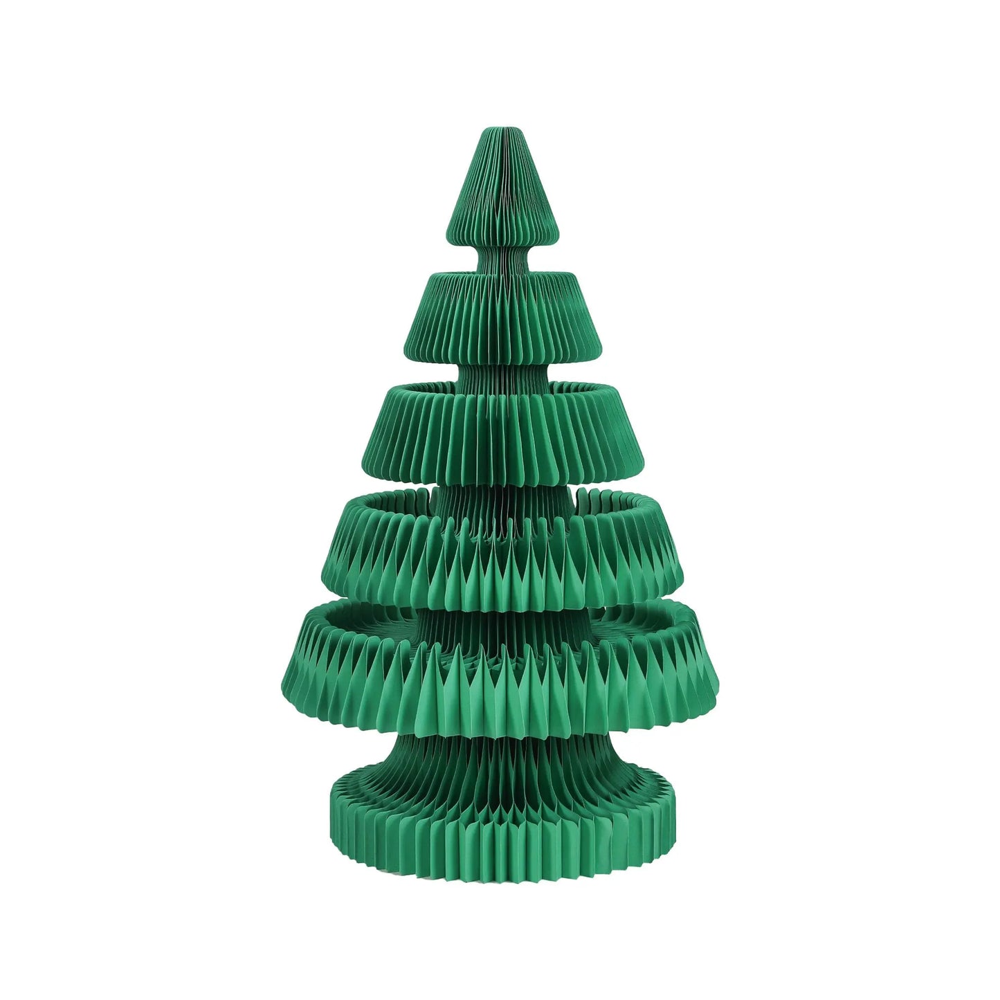 Jingle Jollys Paper Christmas Tree 87CM w/ Star Topper LEDs Xmas Decorations Kit Home Office Green - Image 4