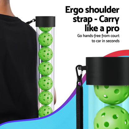 Everfit 12PC Pickleball Collector Set Multi-Ball Retriever Portable Storage Adjustable Strap - Image 6