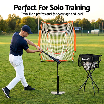 Everfit Portable Ball Cart Foldable Pickleball Tennis Baseball Softball - Image 8
