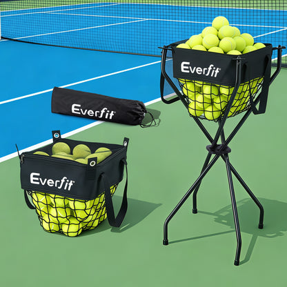 Everfit Portable Ball Cart Foldable Pickleball Tennis Baseball Softball - Image 9