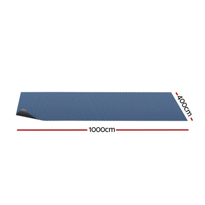 Aqua Buddy Pool Cover 10x4m 600 Micron Swimming Pool Solar Blanket Blue Black - Image 2