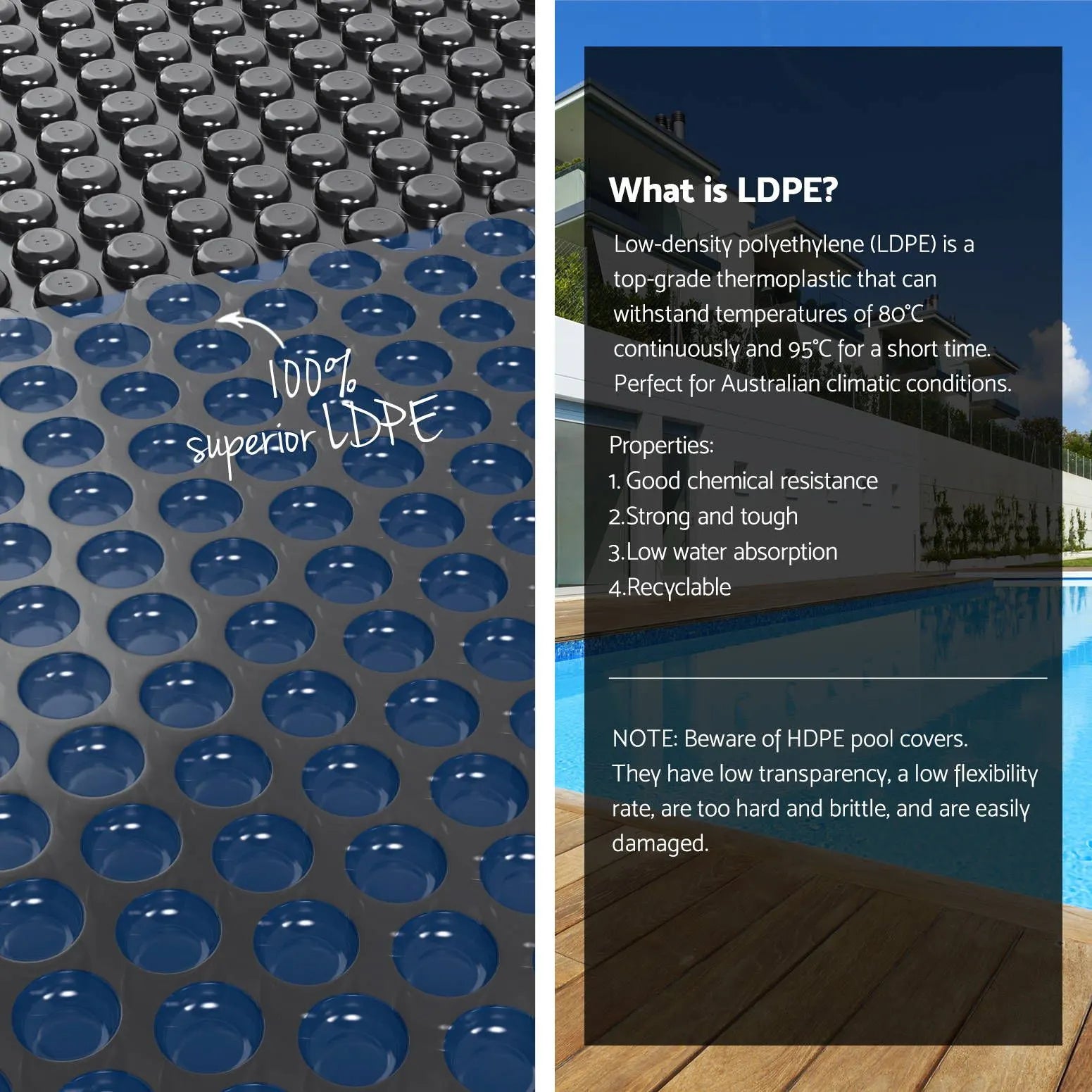 Aqua Buddy Pool Cover 500 Micron 6.5x3m w/ Roller 4m Swimming Pools Black Solar Blanket - Image 6