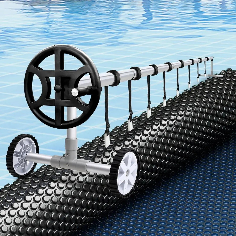 Aqua Buddy Pool Cover 500 Micron 6.5x3m w/ Roller 4m Swimming Pools Black Solar Blanket - Image 7