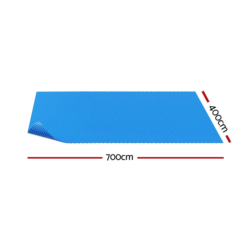 Aqua Buddy Pool Cover 600 Micron 7x4m Swimming Pool Solar Blanket Blue - Image 2