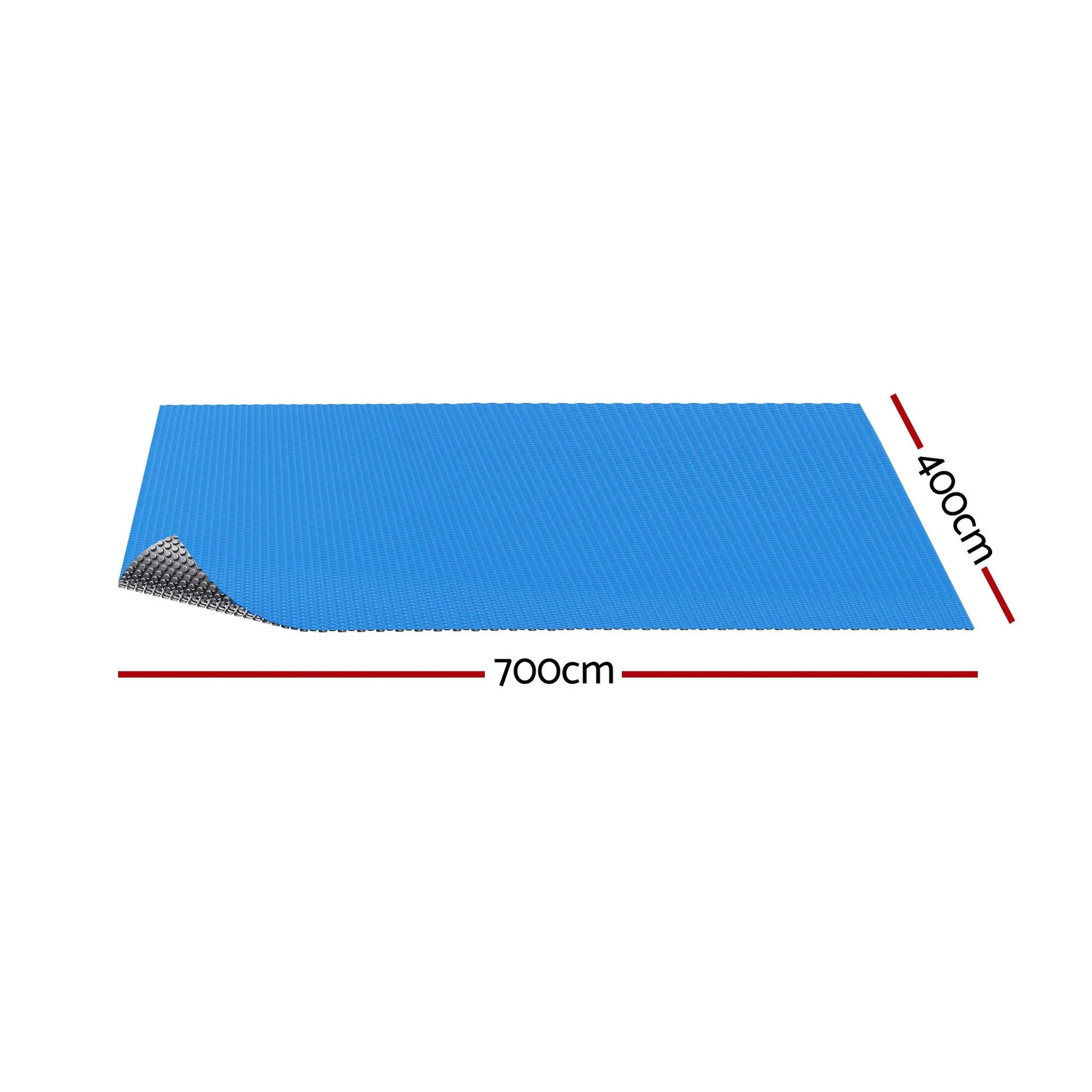 Aqua Buddy Pool Cover 600 Micron 7x4m Bubble Heat Solar Blanket Blue Silver - Image 2