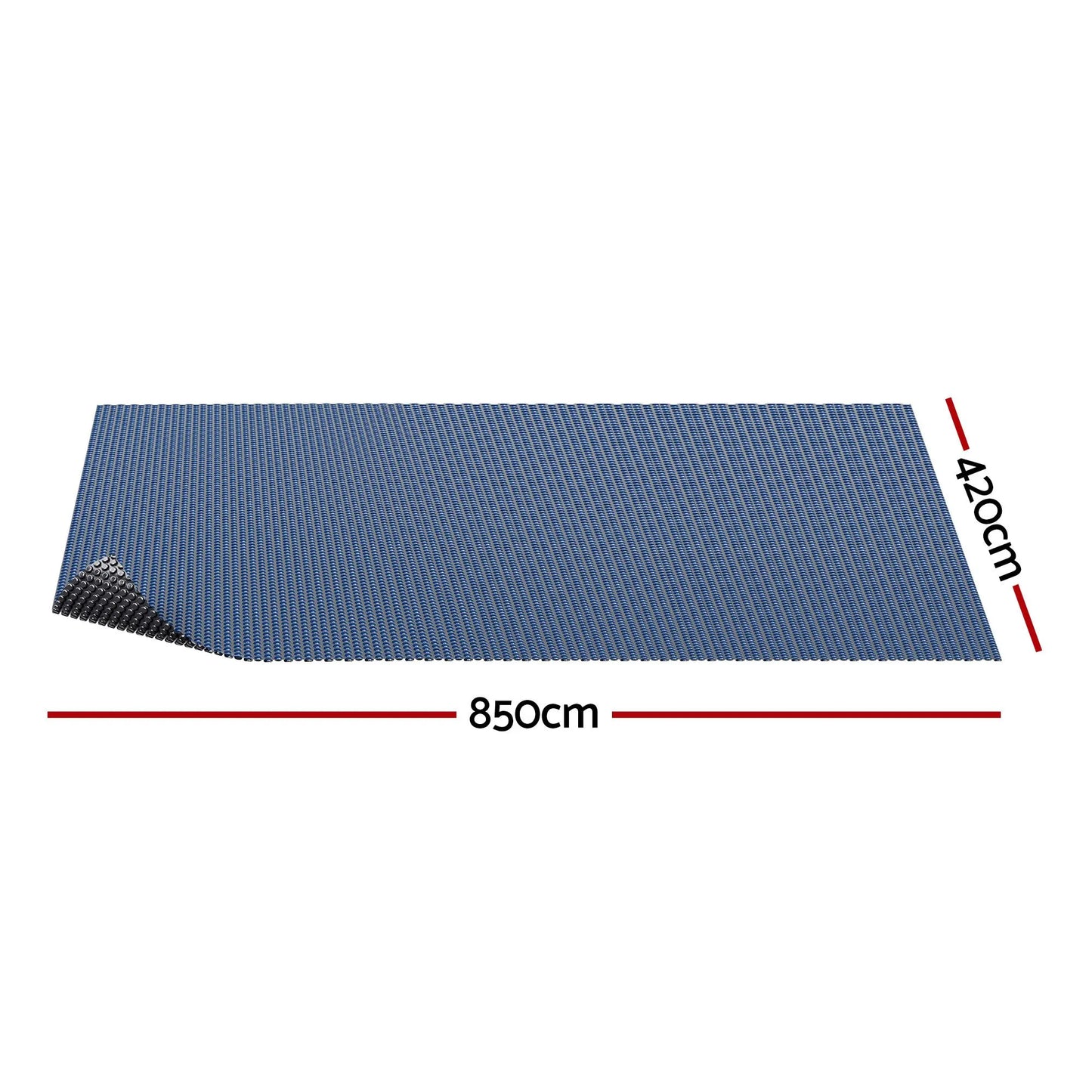 Aqua Buddy Pool Cover 500 Micron 8.5x4.2m Swimming Pool Solar Blanket Blue Black - Image 2