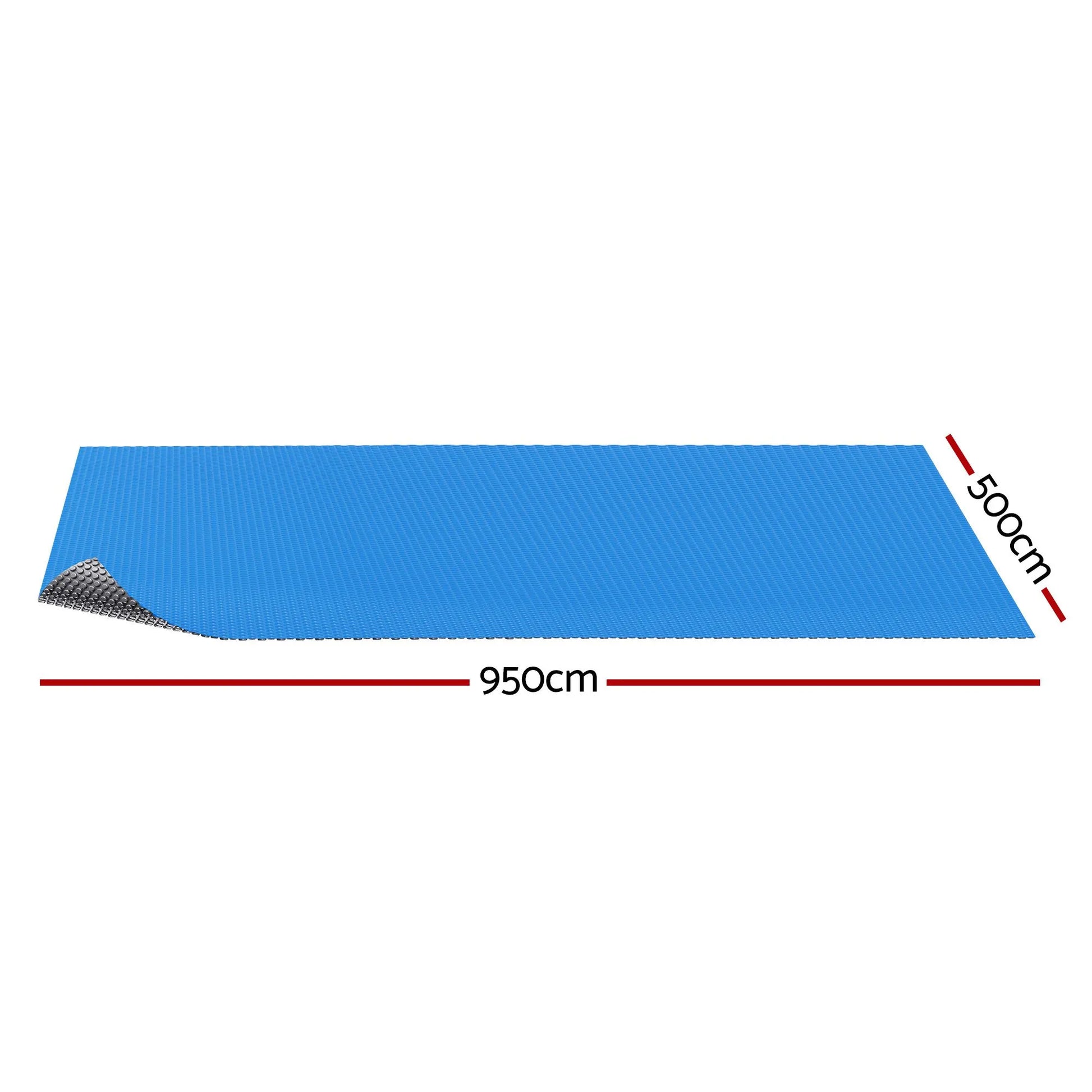 Aqua Buddy Pool Cover 600 Micron 9.5x5m Bubble Heat Solar Blanket Blue Silve - Image 2