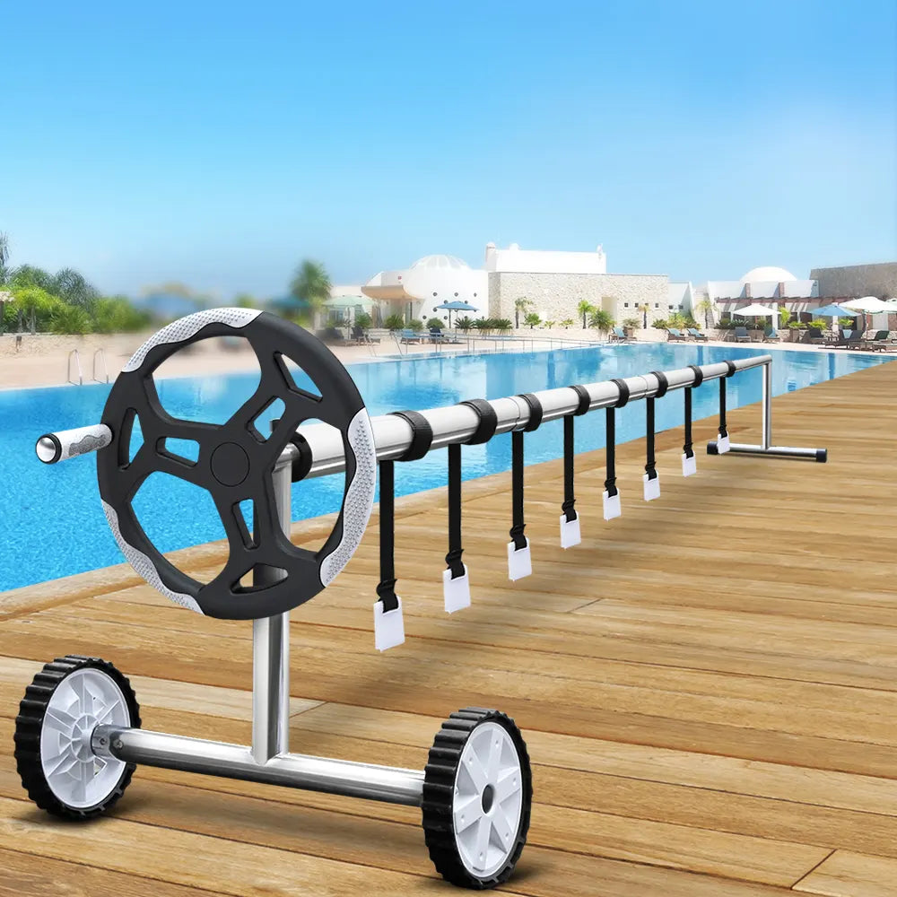 Aquabuddy Pool Cover Roller 5.5m Adjustable Swimming Pool Solar Blanket Reel - Image 7