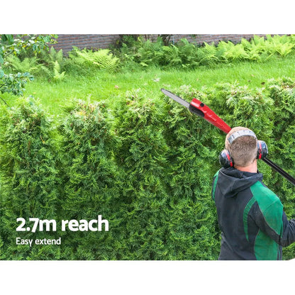 Giantz Chainsaw Cordless Pole Chain Saw 20V 8in Pruner 2.7m Long Reach Battery - Image 3