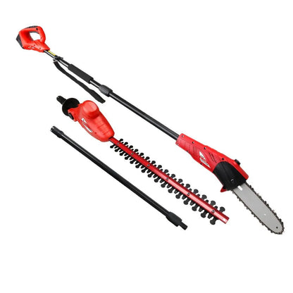 Giantz Chainsaw Trimmer Cordless Pole Chain Saw 8in 20V Battery 2.7m Reach - Image 8