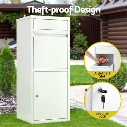 Gardeon Parcel Letterbox Drop Box Package White - Image 5