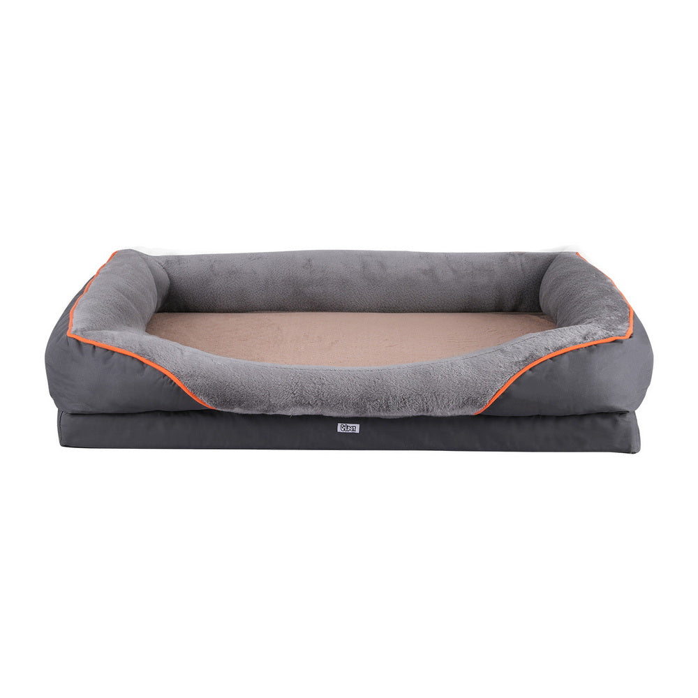 i.Pet Pet Bed Orthopedic Washable Dog Bed Plush Fleece Sofa Cushion Mat - Image 3