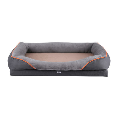 i.Pet Pet Bed Orthopedic Washable Dog Bed Plush Fleece Sofa Cushion Mat - Image 3