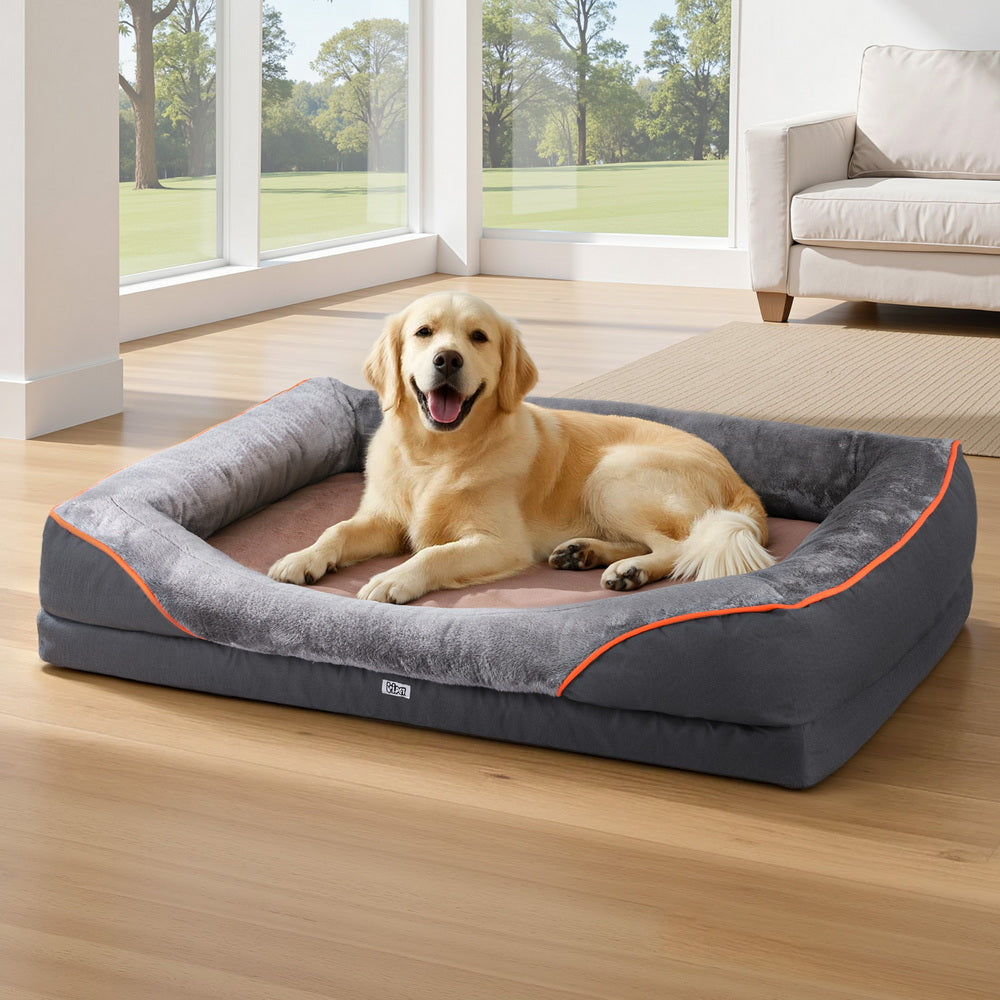i.Pet Pet Bed Orthopedic Washable Dog Bed Plush Fleece Sofa Cushion Mat - Image 7