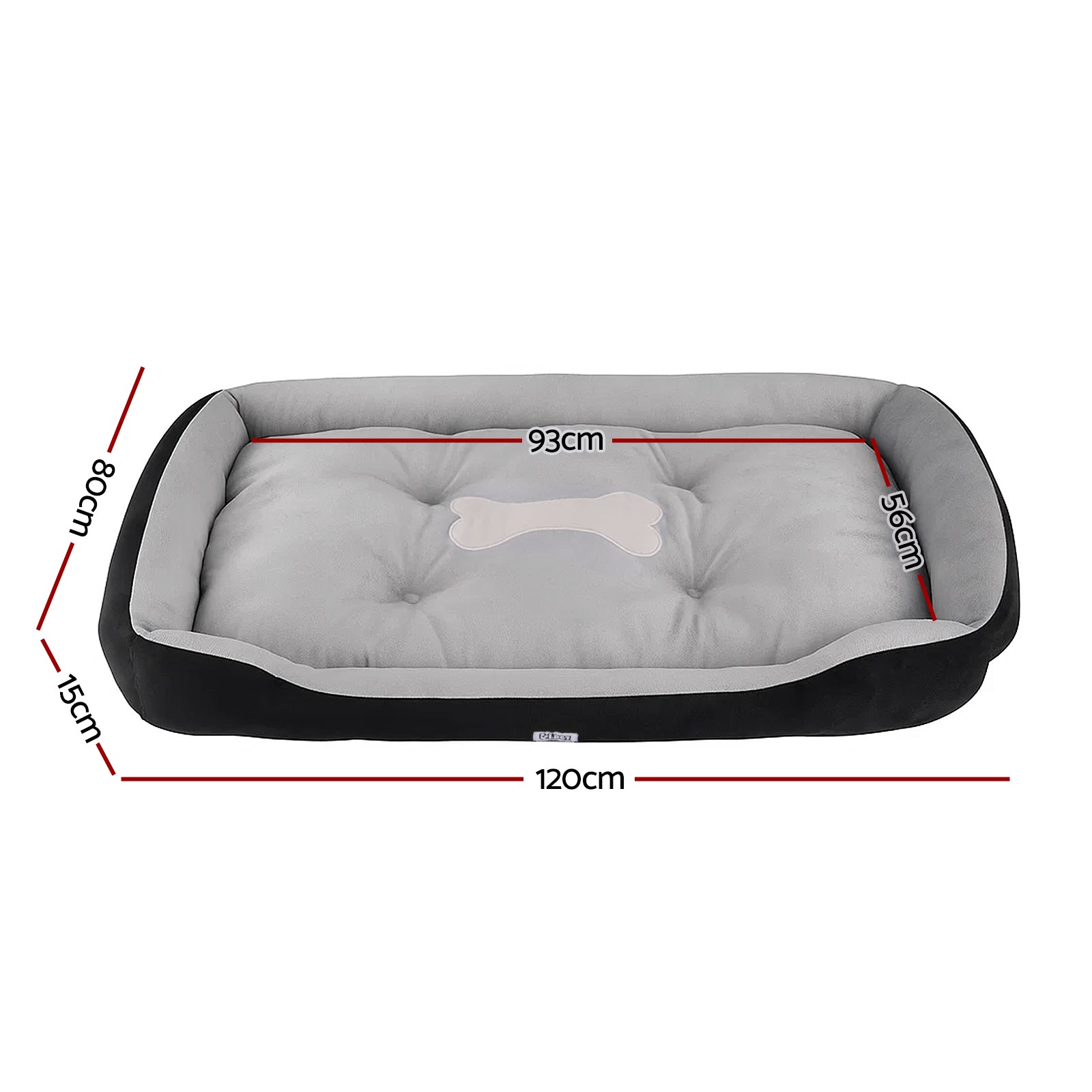 i.Pet Pet Bed Dog Bed Soft PP Cotton Mat Sleeping Comfy Cushion Washable Extra Large - Image 2