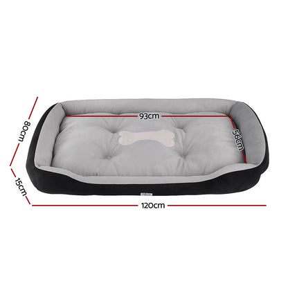 i.Pet Pet Bed Dog Bed Soft PP Cotton Mat Sleeping Comfy Cushion Washable Extra Large - Image 2