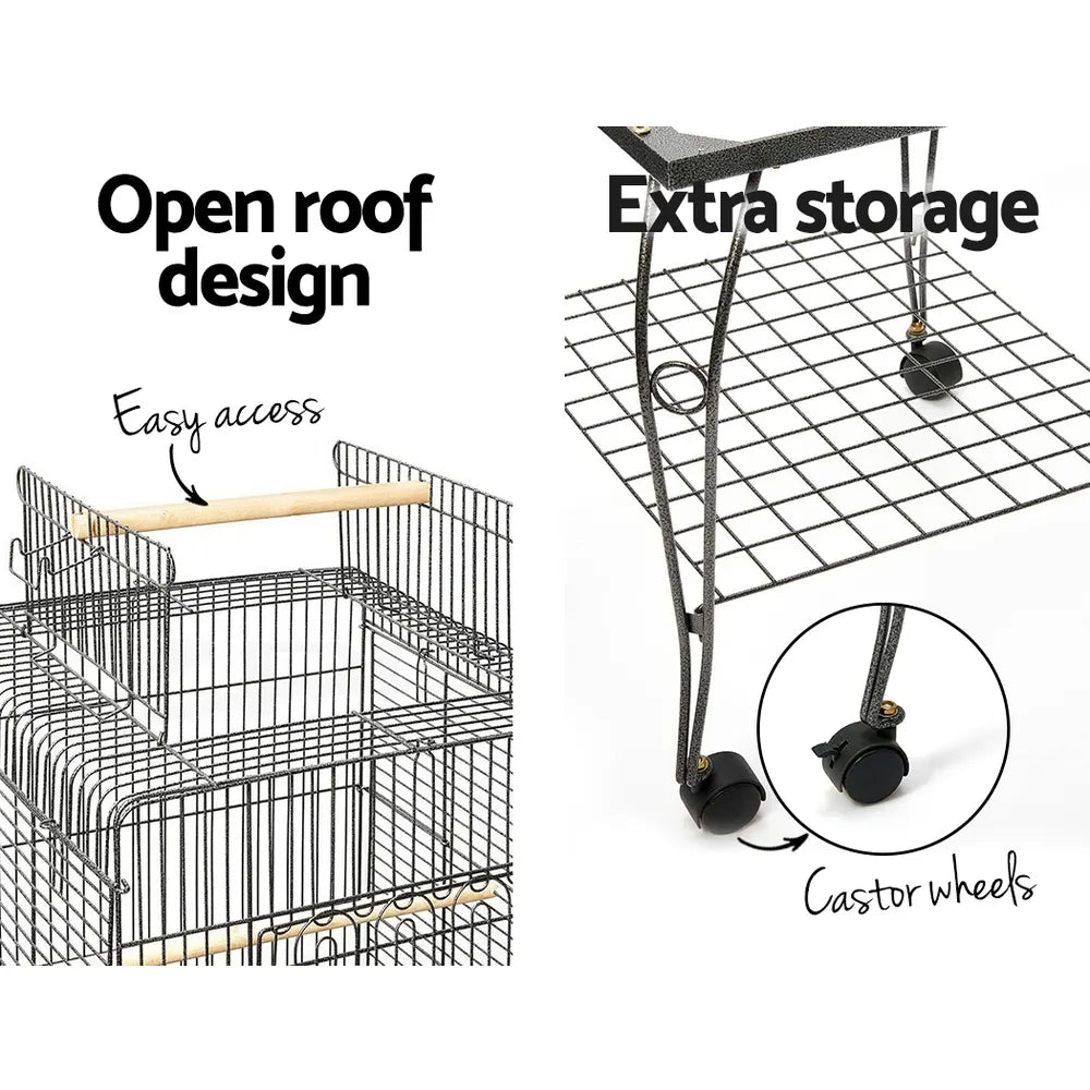 i.Pet Bird Cage 145cm Large Aviary - Image 4