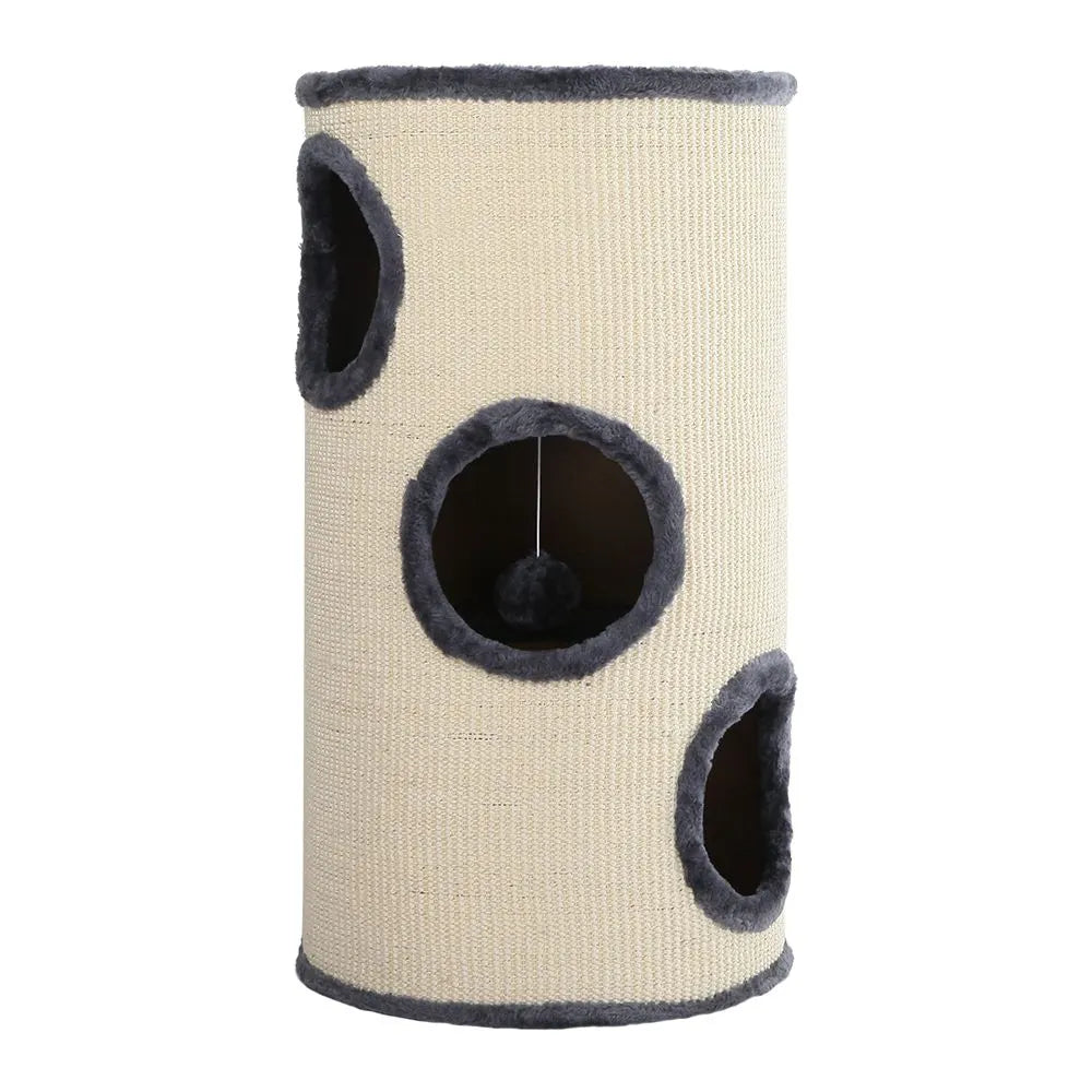 i.Pet Cat Tree 70cm Scratching Post Tower Scratcher Trees Wood Condo House Toys - Image 3