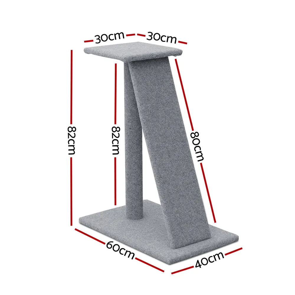 i.Pet Cat Tree 82cm Scratching Post Tower Scratcher Condo Trees Climb House - Image 2