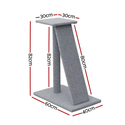 i.Pet Cat Tree 82cm Scratching Post Tower Scratcher Condo Trees Climb House - Image 2