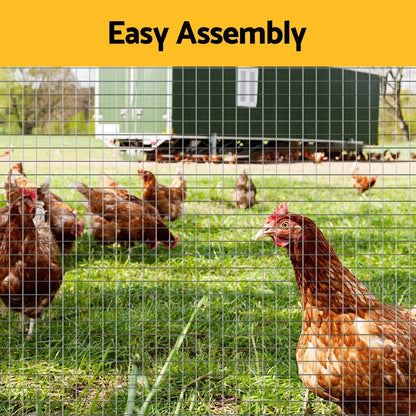 i.Pet Poultry Chicken Fence Pet Netting Wire Mesh Roll Duck Goose Coop 25Mx1.2M - Image 6