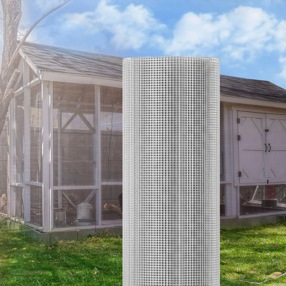 i.Pet Poultry Chicken Fence Pet Netting Wire Mesh Roll Duck Goose Coop 40Mx0.91M - Image 7