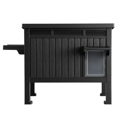 i.Pet Outdoor Cat House Pet Kennel Enclosure Cat Shelter Condo Rabbit Hutch Black - Image 3