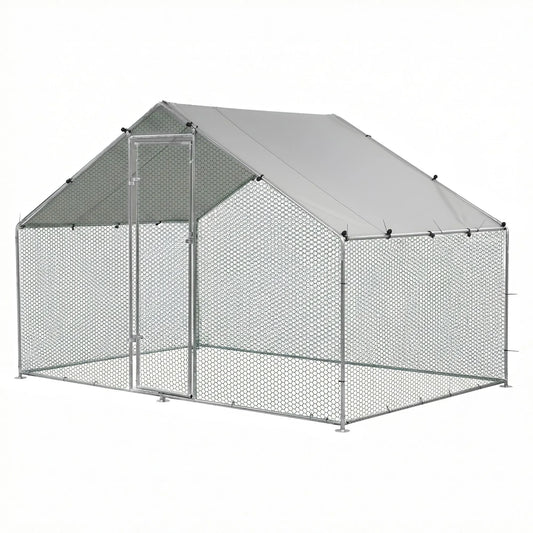 i.Pet Chicken Coop Rabbit Hutch Outdoor Run Walk in Hen Cage Ferret House 3x2x2m