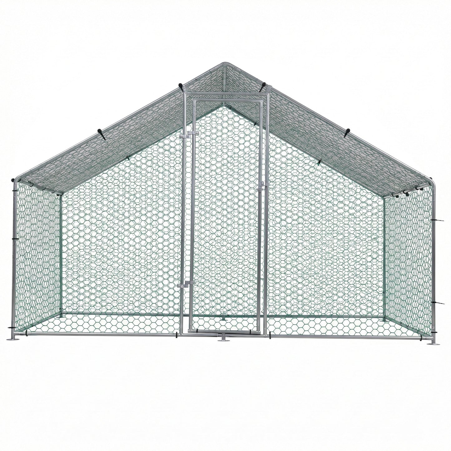 i.Pet Chicken Coop Rabbit Hutch Outdoor Run Walk in Hen Cage Ferret House 3x2x2m - Image 3
