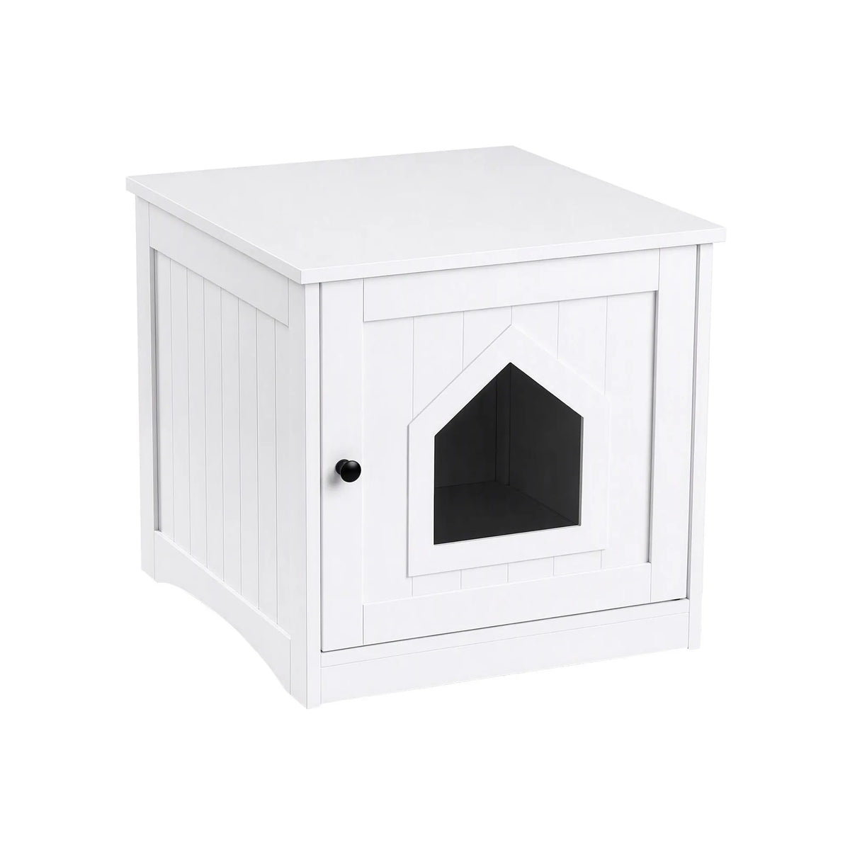 i.Pet 49x51cm Cat Litter Box Enclosure Hidden Litter Tray Cabinet White