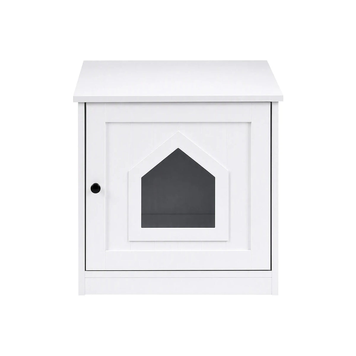 i.Pet 49x51cm Cat Litter Box Enclosure Hidden Litter Tray Cabinet White - Image 3
