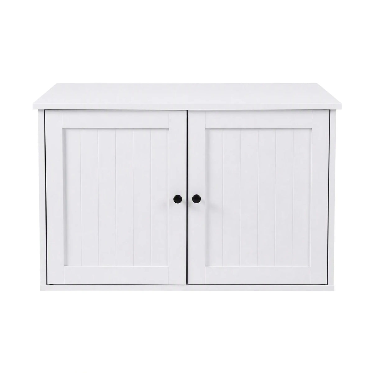 i.Pet 80x53cm Cat Litter Box Enclosure Hidden Litter Tray Cabinet Furniture White - Image 3