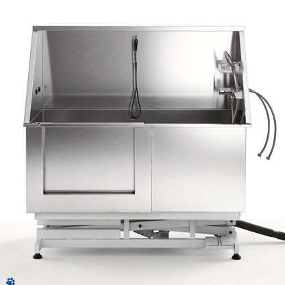 i.Pet Electric Pet Bath Tub Dog Grooming Stainless Steel Wash Station 127cm - Image 3