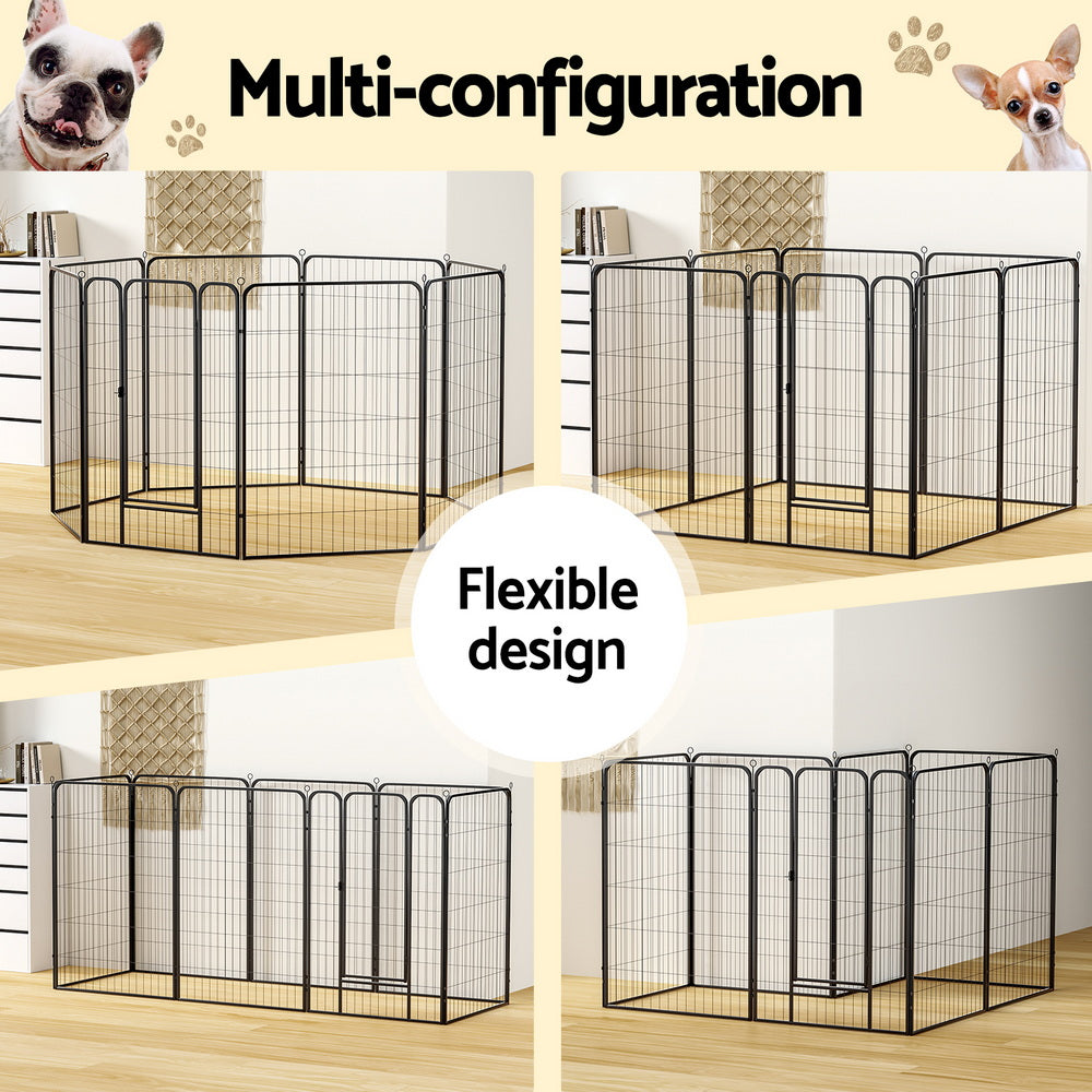 i.Pet Pet Dog Playpen 48" Enclosure 8 Panel Cage Kennel Puppy Fence Play Pen - Image 4