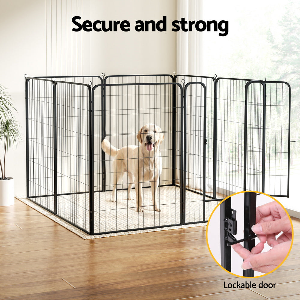 i.Pet Pet Dog Playpen 48" Enclosure 8 Panel Cage Kennel Puppy Fence Play Pen - Image 5