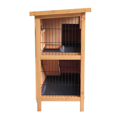 i.Pet Rabbit Hutch Chicken Coop 91.5cm x 45cm x 82cm Chicken Coop Large Wooden House Run Cage - Image 4