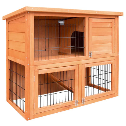 i.Pet Chicken Coop Rabbit Hutch 88cm x 40cm x 76cm Large Chicken Coop House Run Wooden Cage Outdoor - Image 8