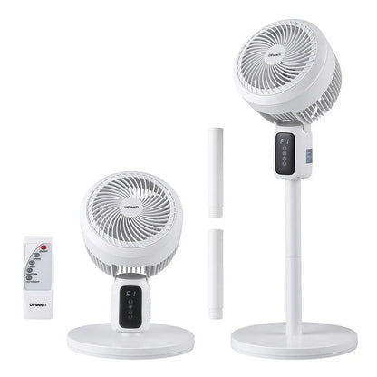 Devanti Pedestal Fan W/ Remote 3 Speed 12H Timer Height Adjustable Cooling Fan - Image 3