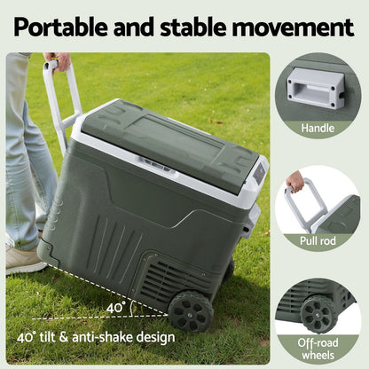Portable Fridge 50L Camping Bar Fridges Freezer 12V/24V/240V - Image 8