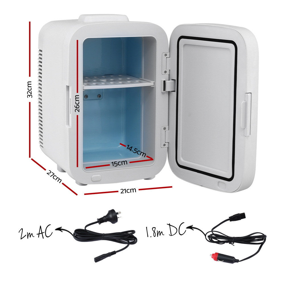 Glacio Mini Fridge Portable White Electric Cooler Warmer 12V 220V - Image 2