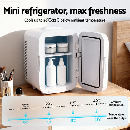 Glacio Mini Fridge Portable White Electric Cooler Warmer 12V 220V - Image 4