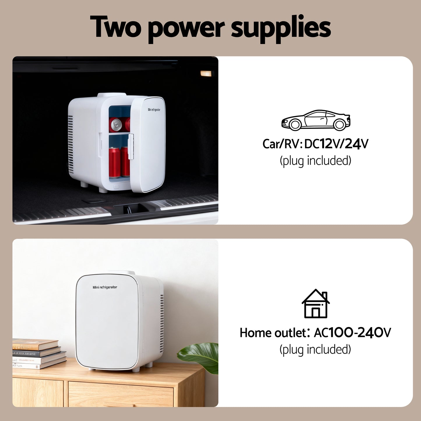 Glacio Mini Fridge Portable White Electric Cooler Warmer 12V 220V - Image 9