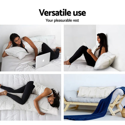 Giselle Bedding Body Support Pillow Bamboo Cover - Image 4
