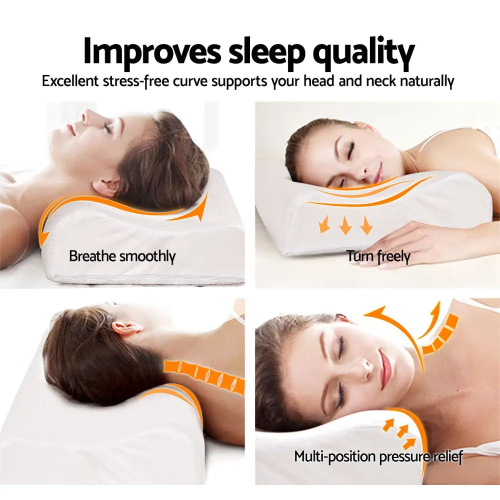 Giselle Bedding Natural Latex Pillow 2-Zone Twin Pack - Image 5