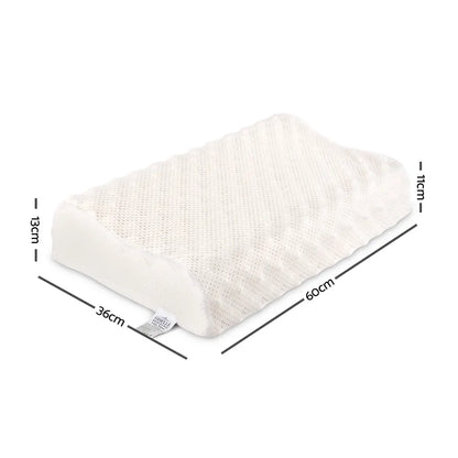 Giselle Bedding Natural Latex Pillow Twin Pack - Image 2