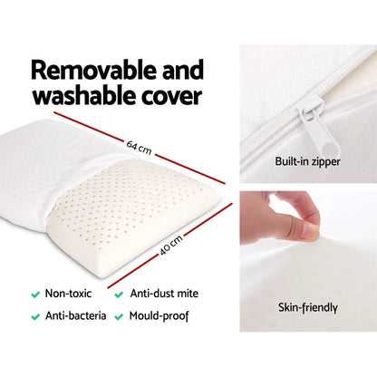 Giselle Bedding Natural Latex Pillow Classic Twin Pack - Image 2